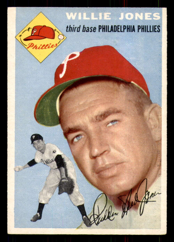 1954 Topps #41 Willie Jones Excellent+  ID: 301077