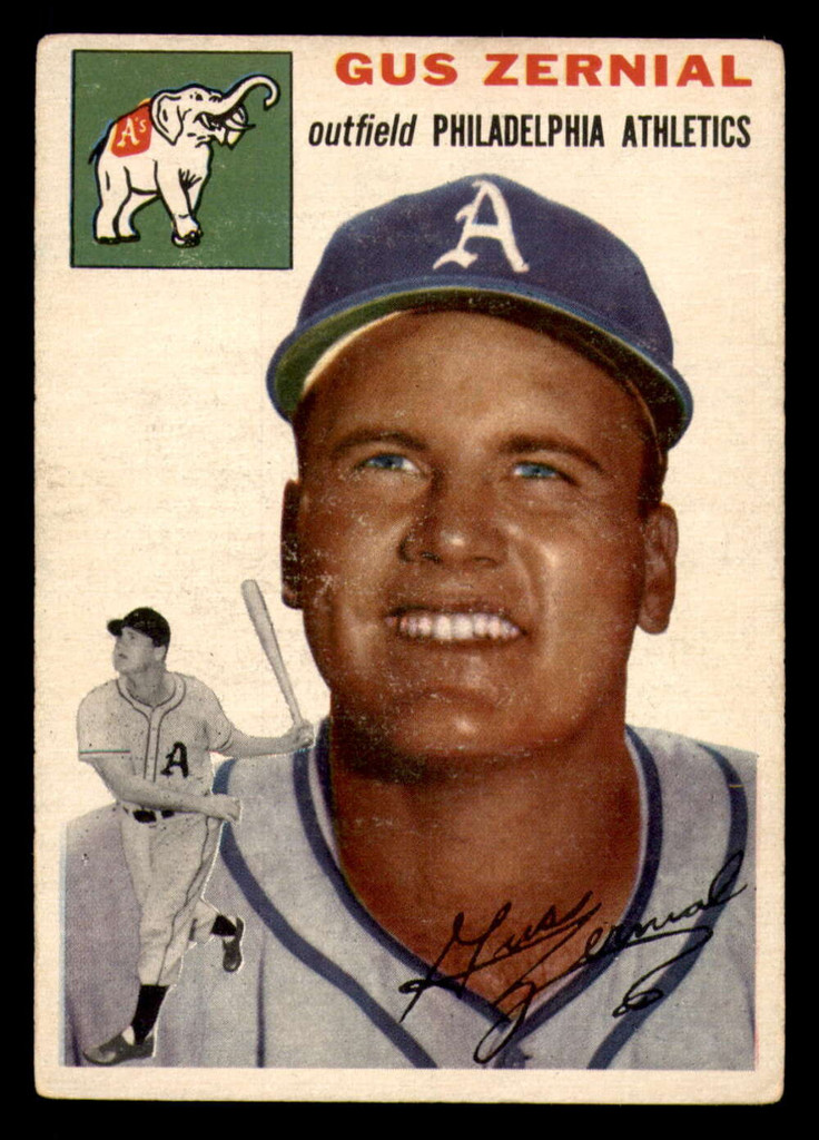 1954 Topps #2 Gus Zernial Very Good  ID: 296986