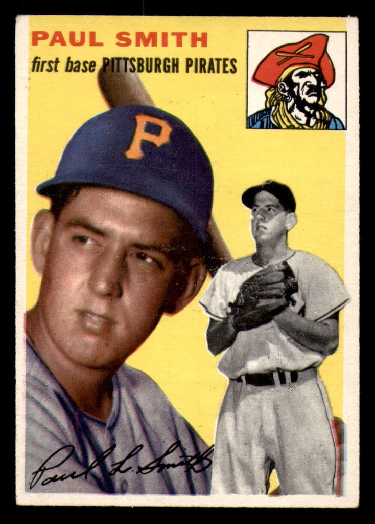 1954 Topps #11 Paul Smith Excellent RC Rookie 