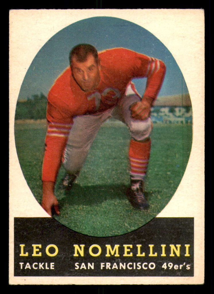 1958 Topps #89 Leo Nomellini Excellent+  ID: 268329