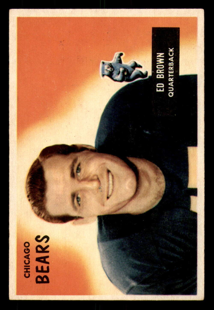 1955 Bowman #53 Ed Brown Excellent+ RC Rookie  ID: 268101