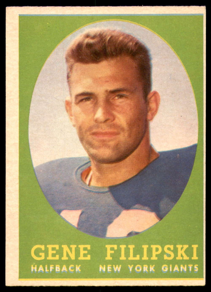 1958 Topps #1 Gene Filipski Excellent+ RC Rookie  ID: 266071