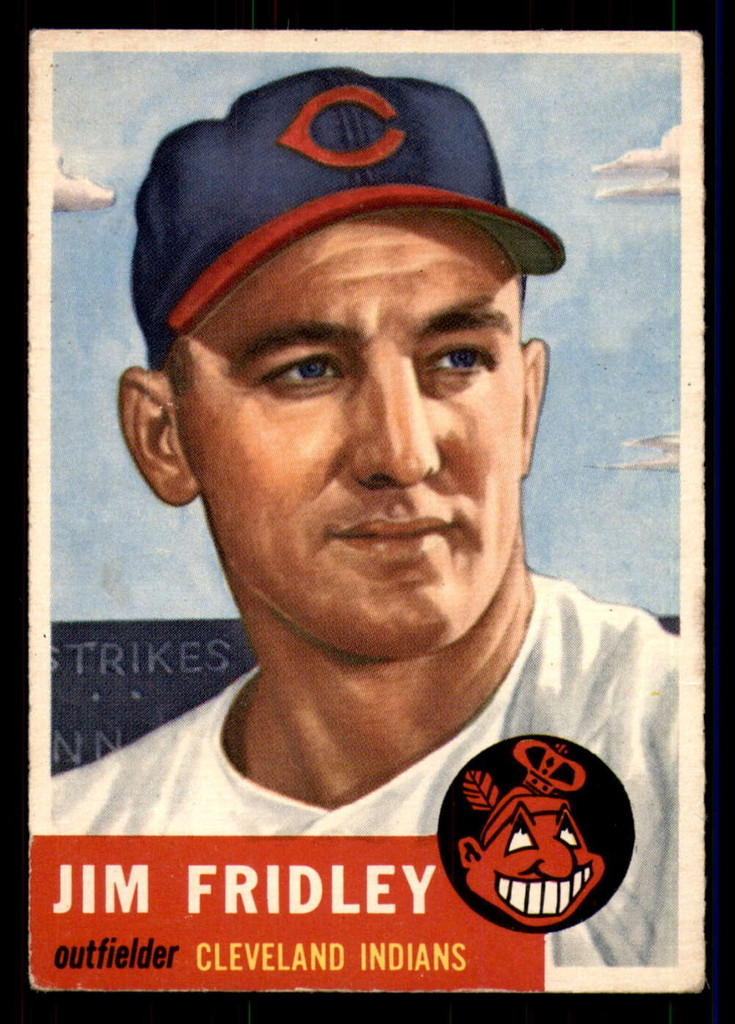 1953 Topps #187 Jim Fridley Very Good  ID: 296064