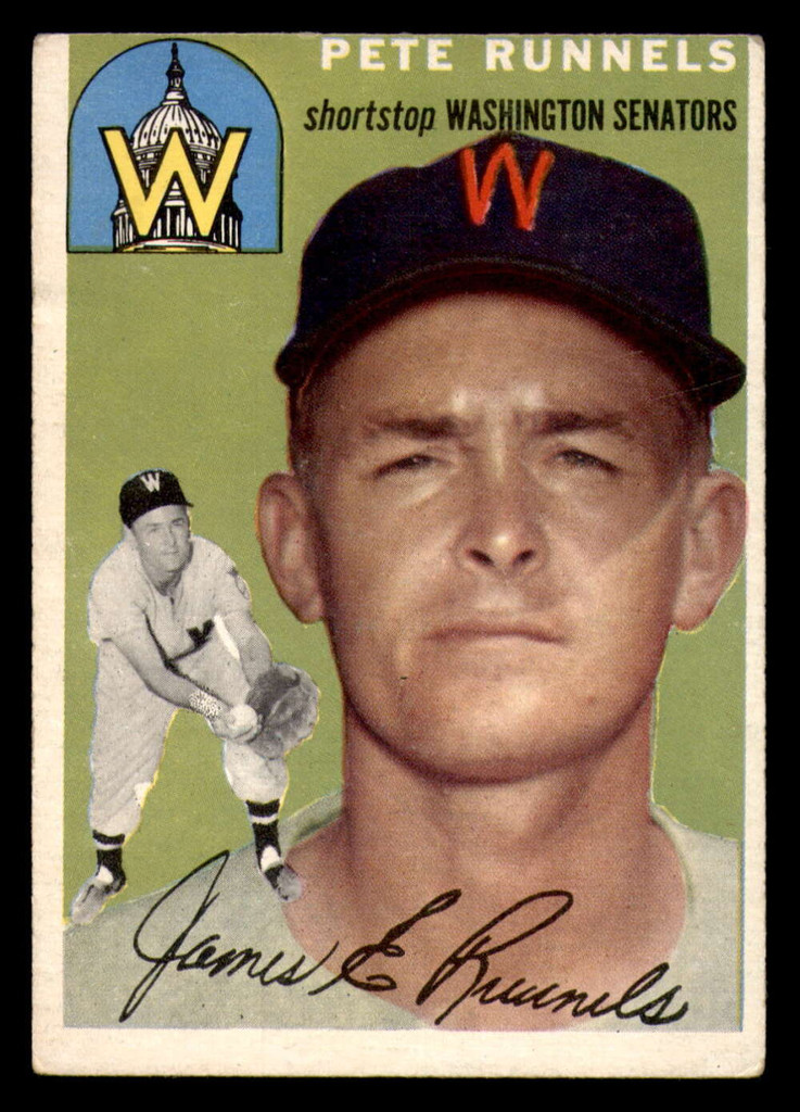 1954 Topps #6 Pete Runnels Very Good  ID: 296144