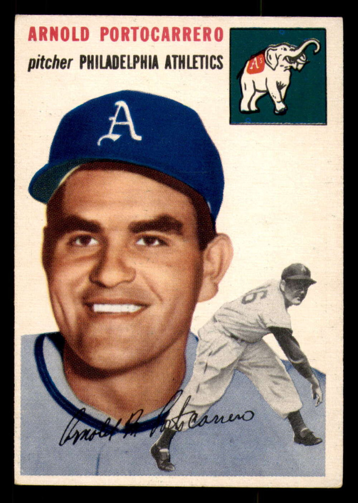 1954 Topps #214 Arnie Portocarrero Excellent+ RC Rookie  ID: 298739