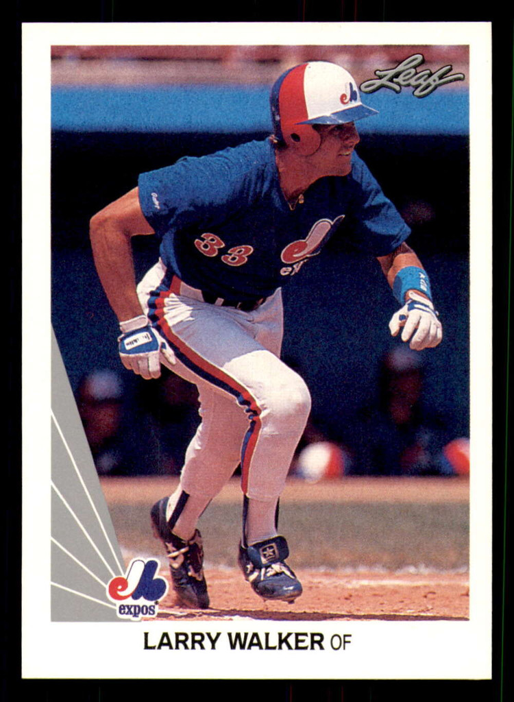 1990 Leaf #325 Larry Walker NM-Mint RC Rookie  ID: 271615