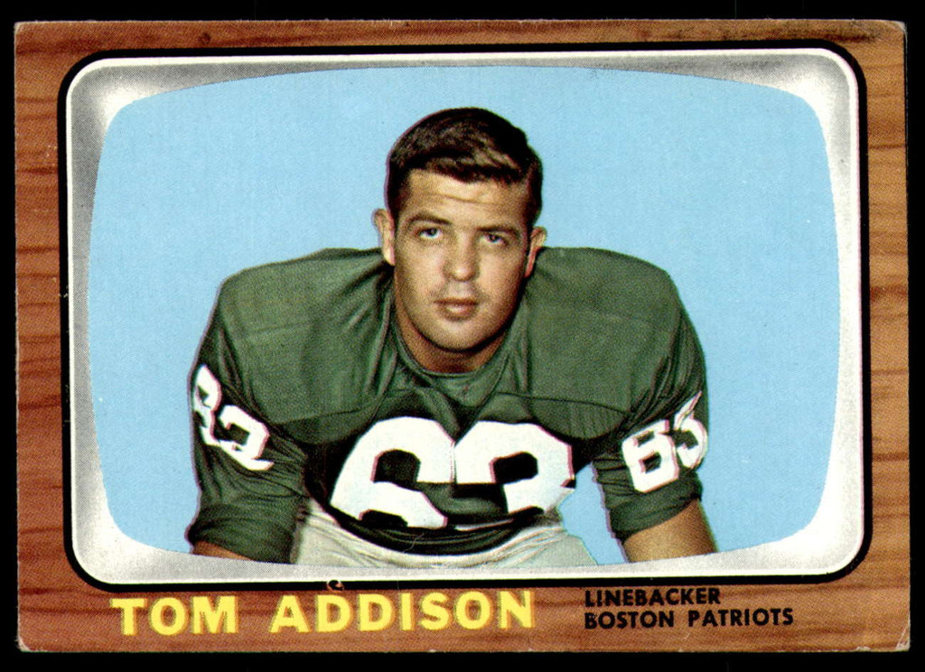 1966 Topps #   1 Tommy Addison VG-EX 