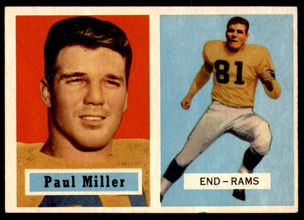 1957 Topps #120 Paul Miller DP Near Mint RC Rookie 