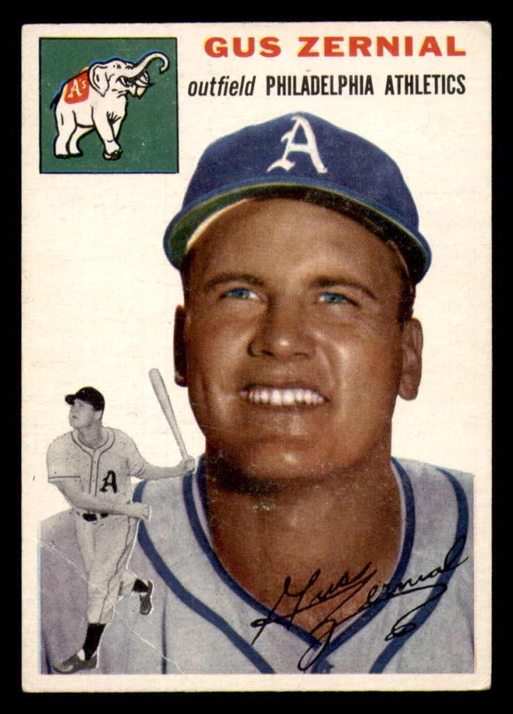 1954 Topps #2 Gus Zernial Very Good  ID: 296133