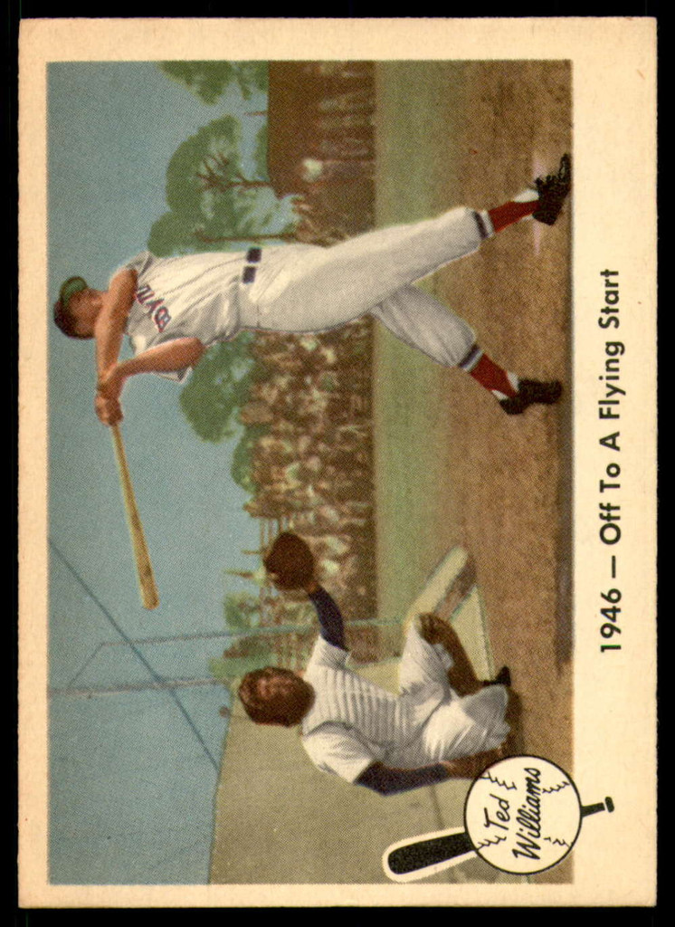 1959 Fleer Ted Williams #26 1946 - Off To A Flying Start Excellent+ 