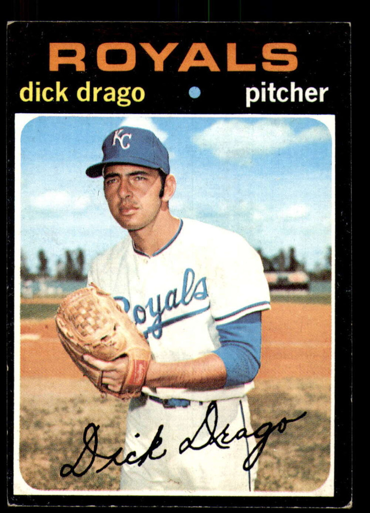 1971 Topps #752 Dick Drago Excellent+ High #  ID: 267567