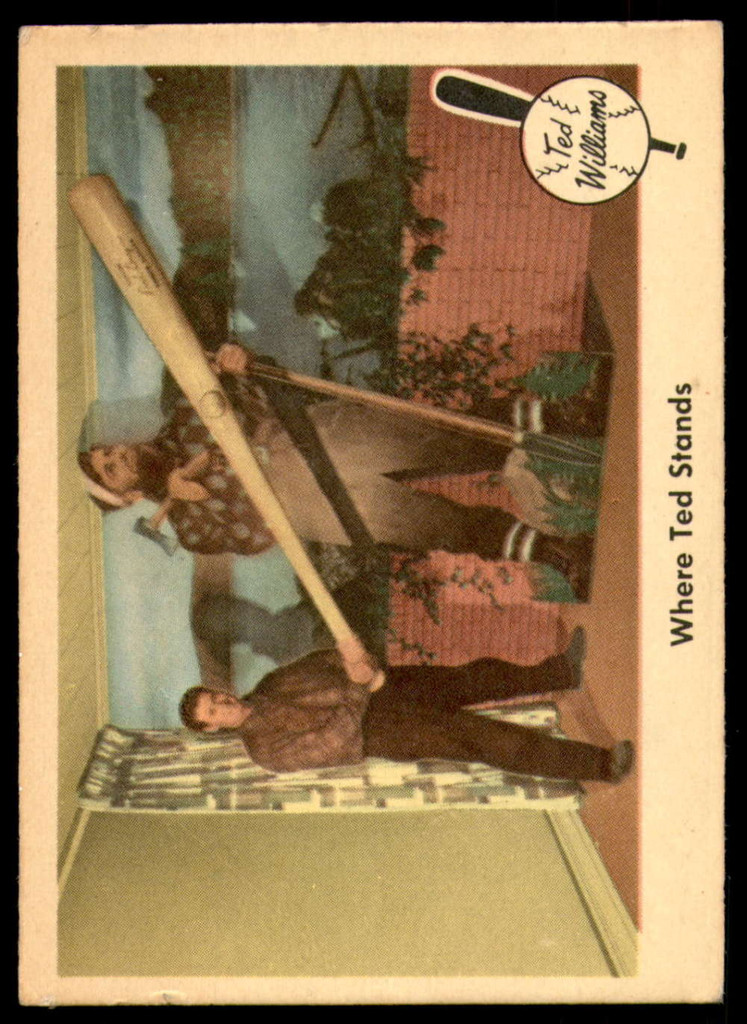 1959 Fleer Ted Williams #79 Where Ted Stands VG-EX 