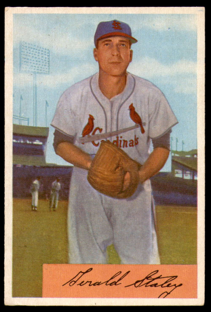 1954 Bowman #14 Jerry Staley Excellent+ 