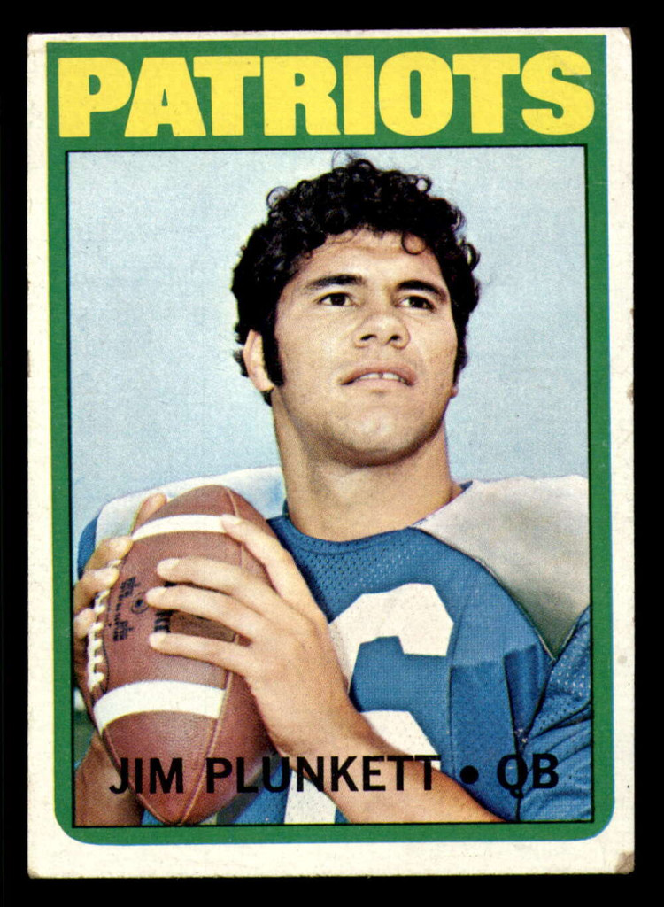 1972 Topps # 65 Jim Plunkett Very Good RC Rookie 
