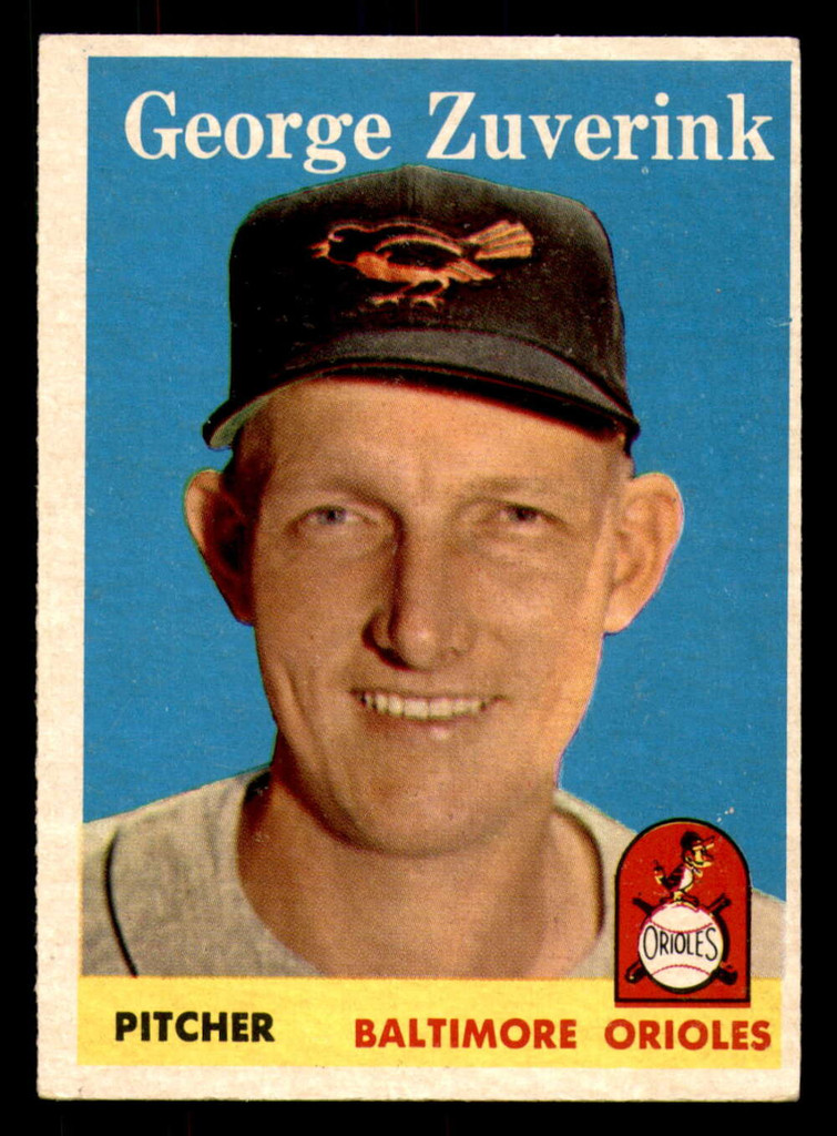 1958 Topps #6 George Zuverink Excellent+  ID: 275118