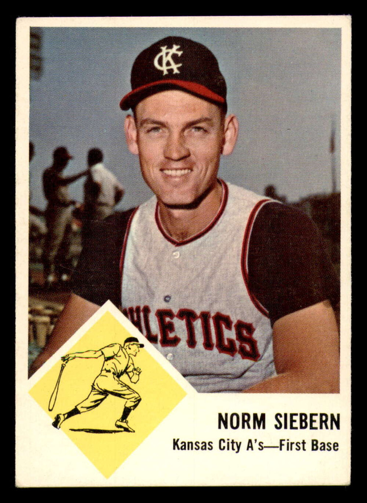 1963 Fleer #17 Norm Siebern Excellent 