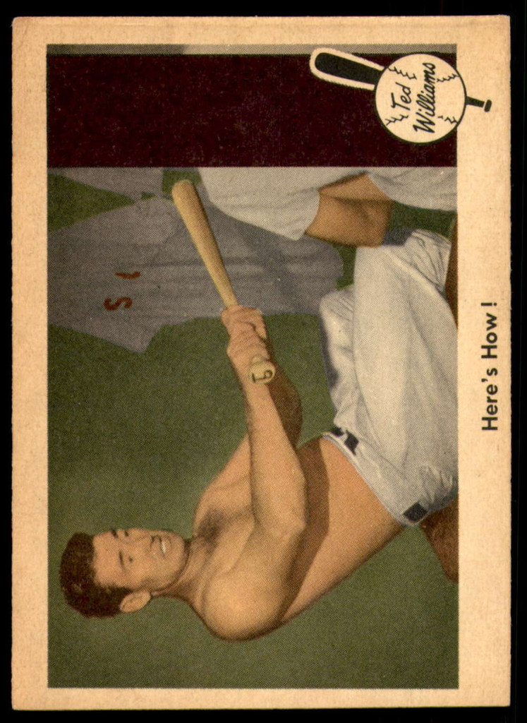 1959 Fleer Ted Williams #74 Here's How! Excellent 