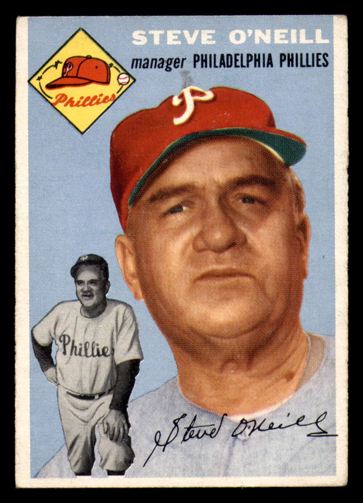 1954 Topps #127 Steve O'Neill MG VG-EX  ID: 297109