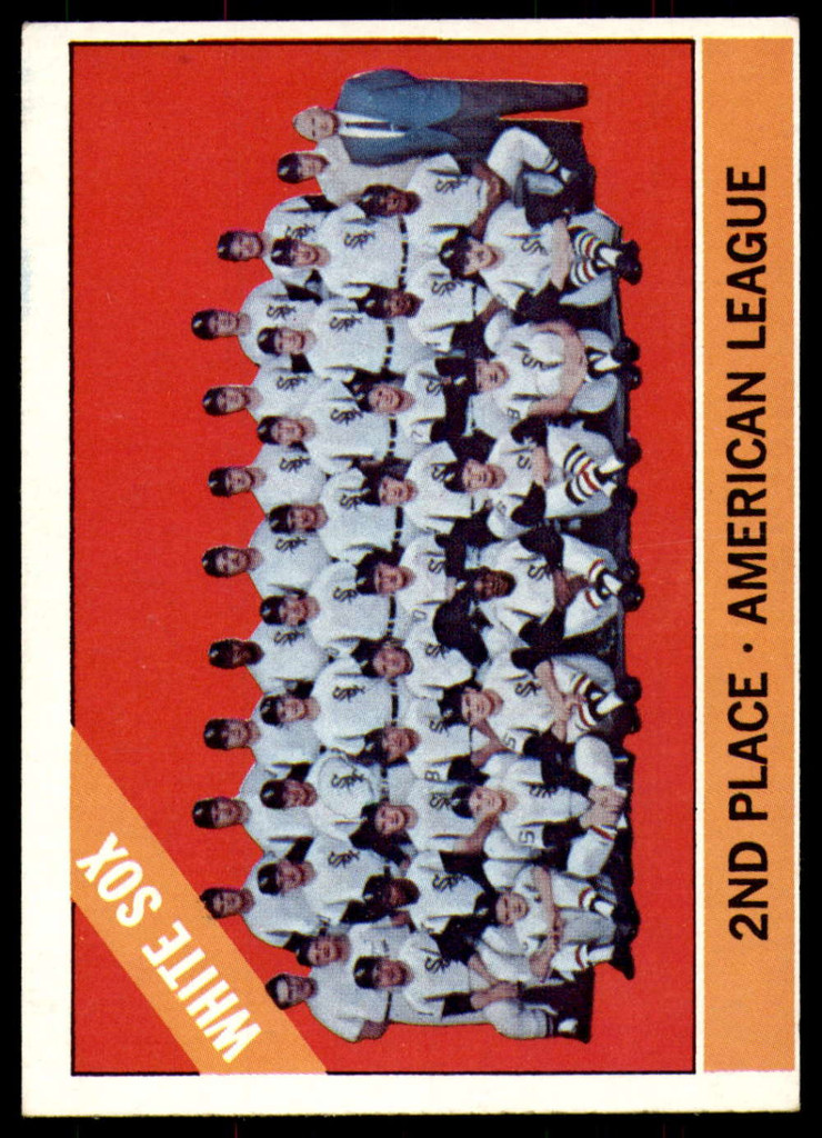 1966 Topps #426 White Sox Team Excellent+  ID: 262829