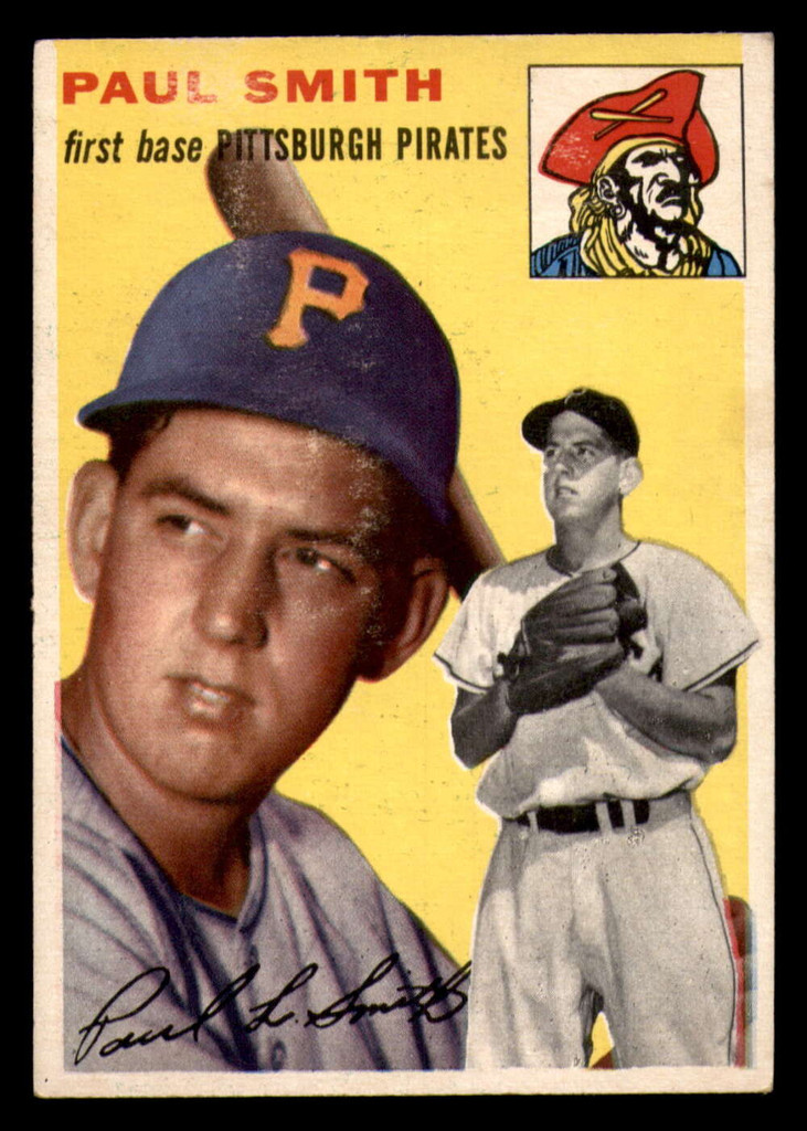 1954 Topps #11 Paul Smith VG-EX RC Rookie 