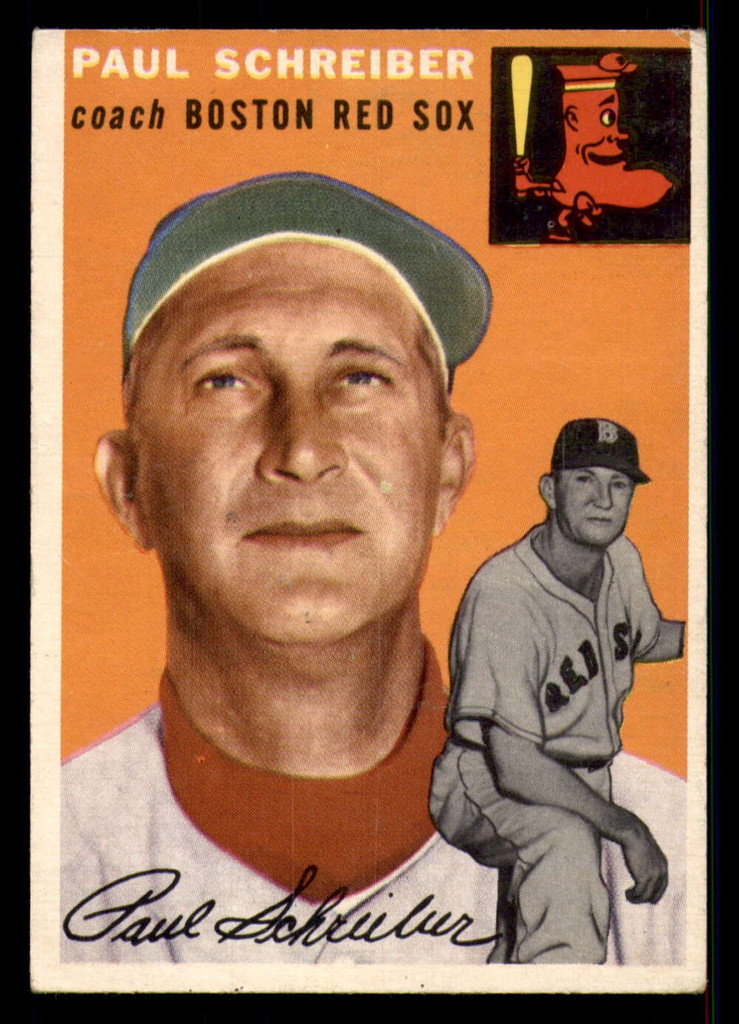 1954 Topps #217 Paul Schreiber CO VG-EX RC Rookie 