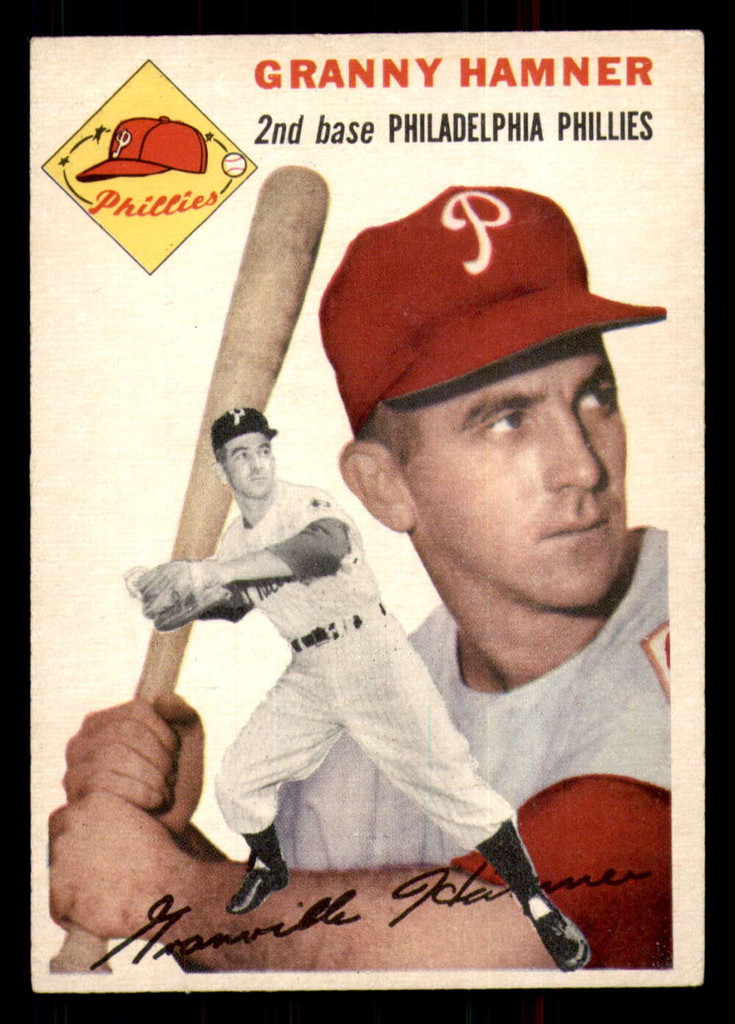 1954 Topps #24 Granny Hamner VG-EX  ID: 301053