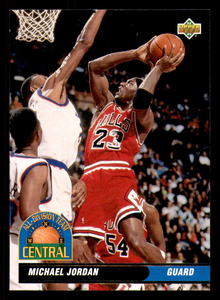 1992-93 #ad9 Michael Jordan All Division Team Central NM-Mint  ID: 269485