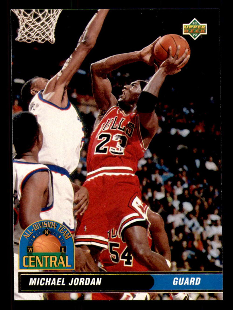 1992-93 #ad9 Michael Jordan All Division Team Central NM-Mint  ID: 269486