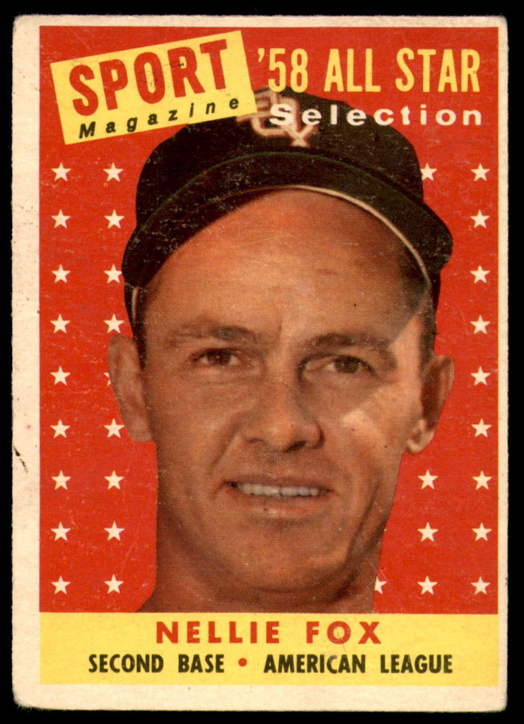 1958 Topps #479 Nellie Fox AS Very Good  ID: 261048
