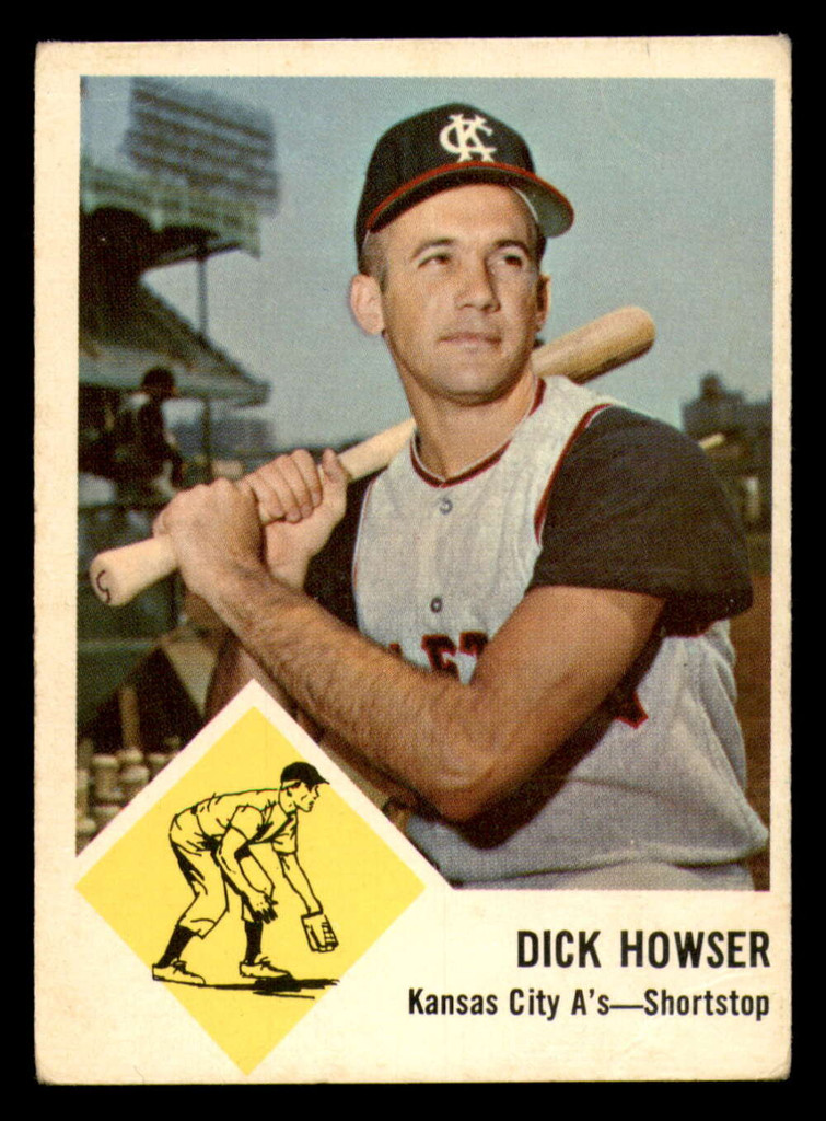 1963 Fleer #15 Dick Howser G-VG 