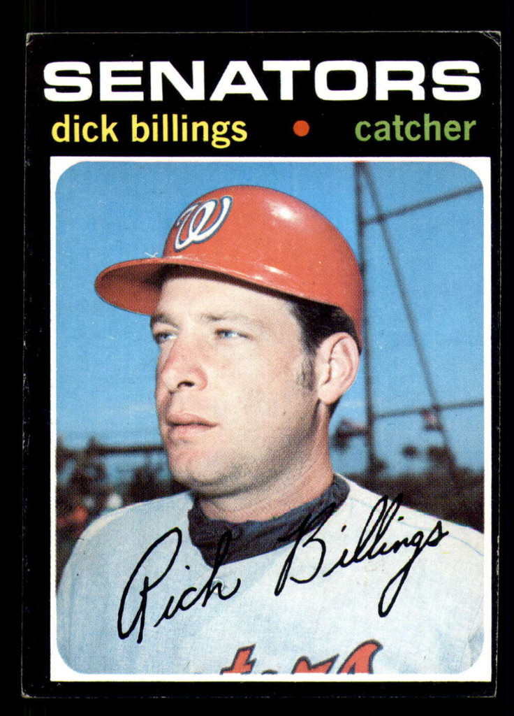 1971 Topps #729 Dick Billings Excellent+ RC Rookie High #  ID: 267482