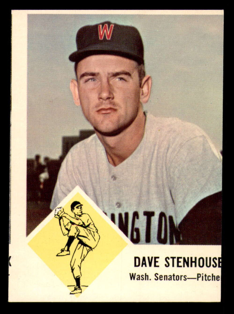 1963 Fleer #30 Dave Stenhouse Miscut 