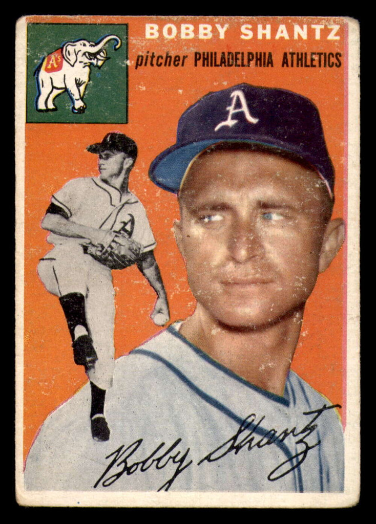 1954 Topps #21 Bobby Shantz Good  ID: 296171