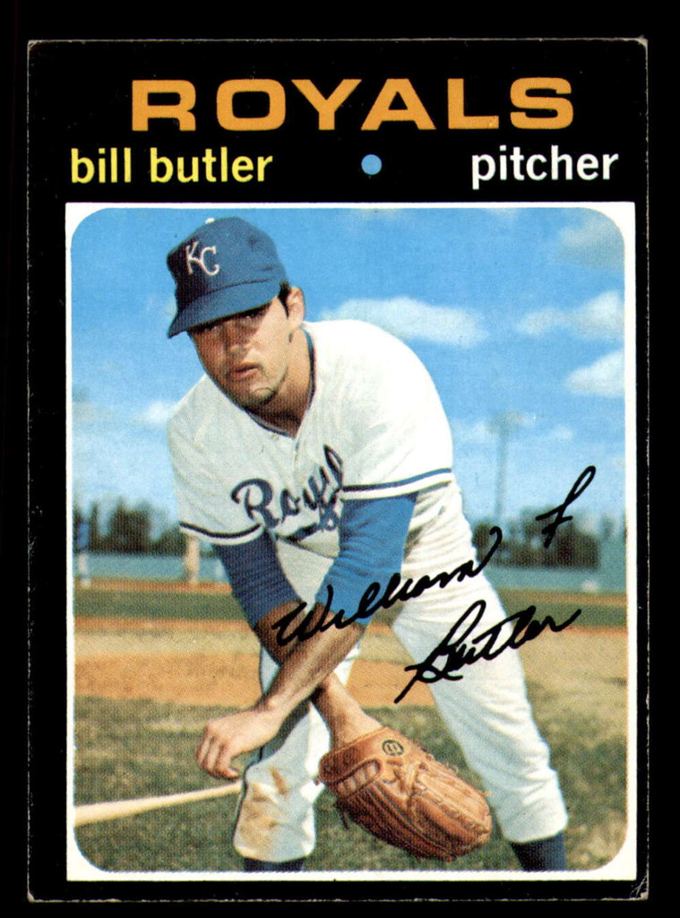 1971 Topps #681 Bill Butler Excellent High #  ID: 267312