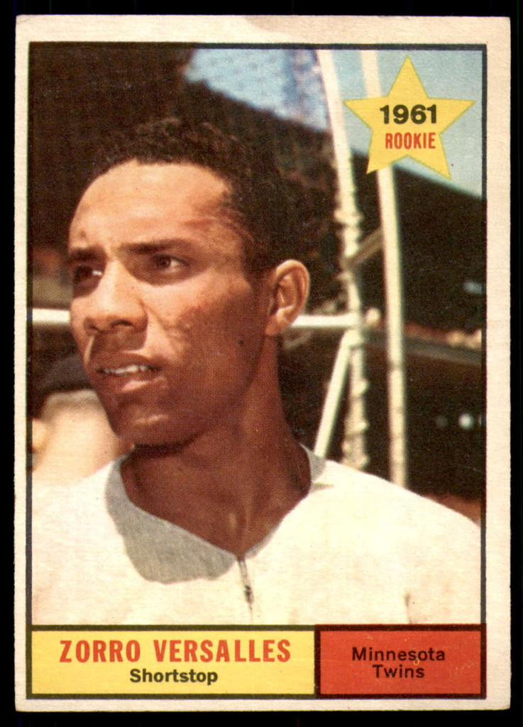 1961 Topps #21 Zoilo Versalles UER Excellent RC Rookie  ID: 260474