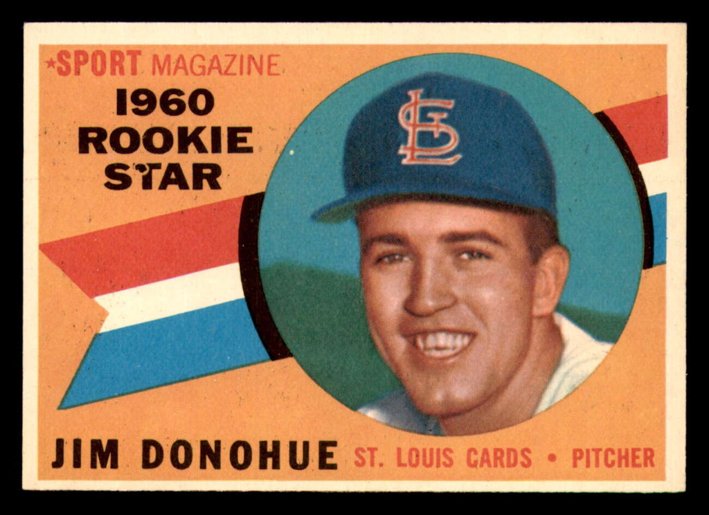 1960 Topps #124 Jim Donohue RS Near Mint+ RC Rookie 