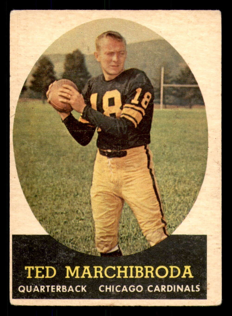 1958 Topps #44 Ted Marchibroda Excellent  ID: 268247