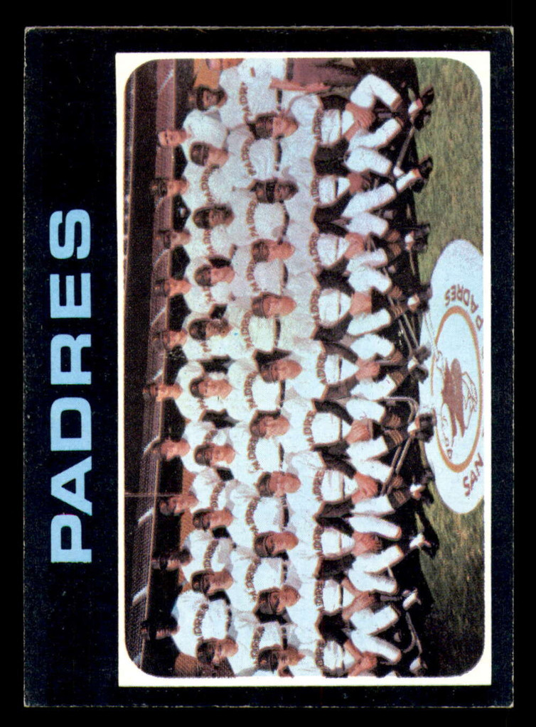 1971 Topps #482 Padres Team Excellent+  ID: 293358