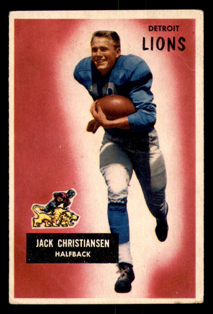 1955 Bowman #28 Jack Christiansen G-VG  ID: 270840