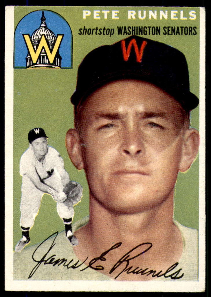 1954 Topps #6 Pete Runnels Excellent  ID: 219376