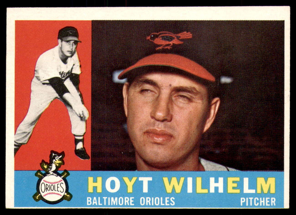 1960 Topps #395 Hoyt Wilhelm UER Ex-Mint  ID: 225043