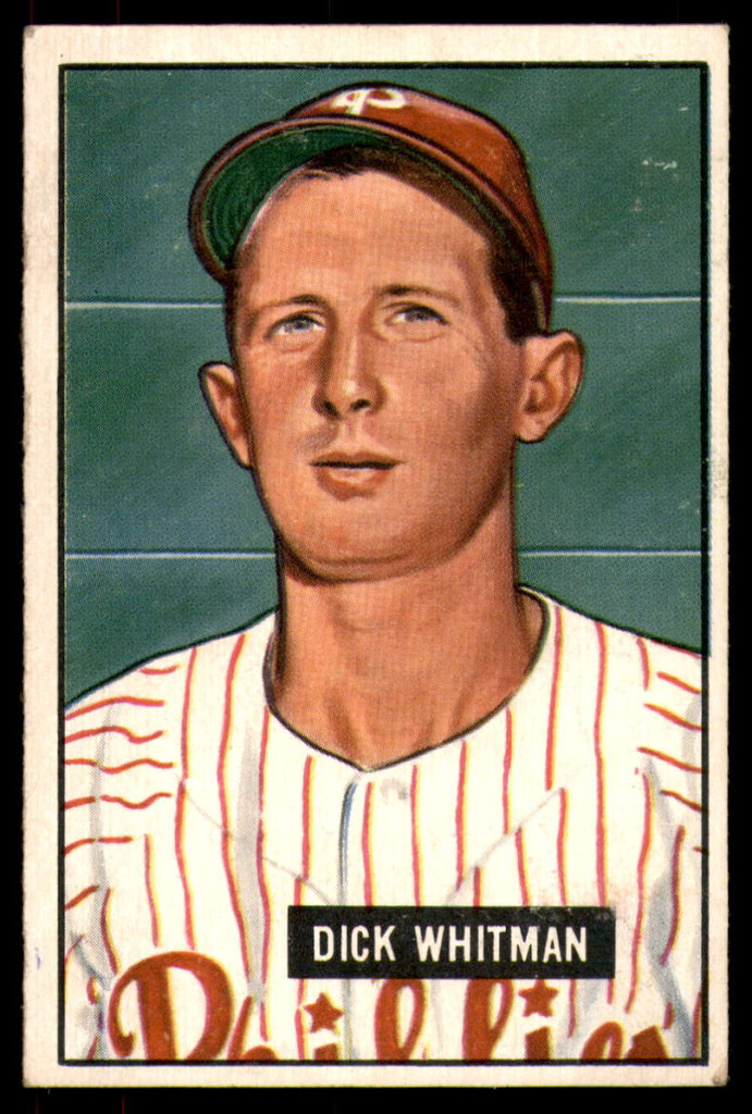 1951 Bowman #221 Dick Whitman Excellent+ RC Rookie  ID: 210019