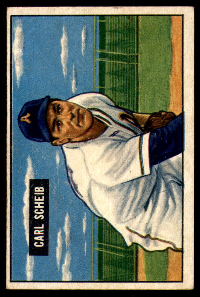 1951 Bowman #83 Carl Scheib Excellent+  ID: 209881