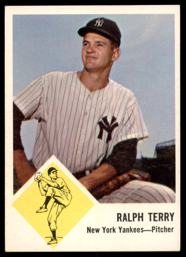 1963 Fleer #26 Ralph Terry Excellent+ 