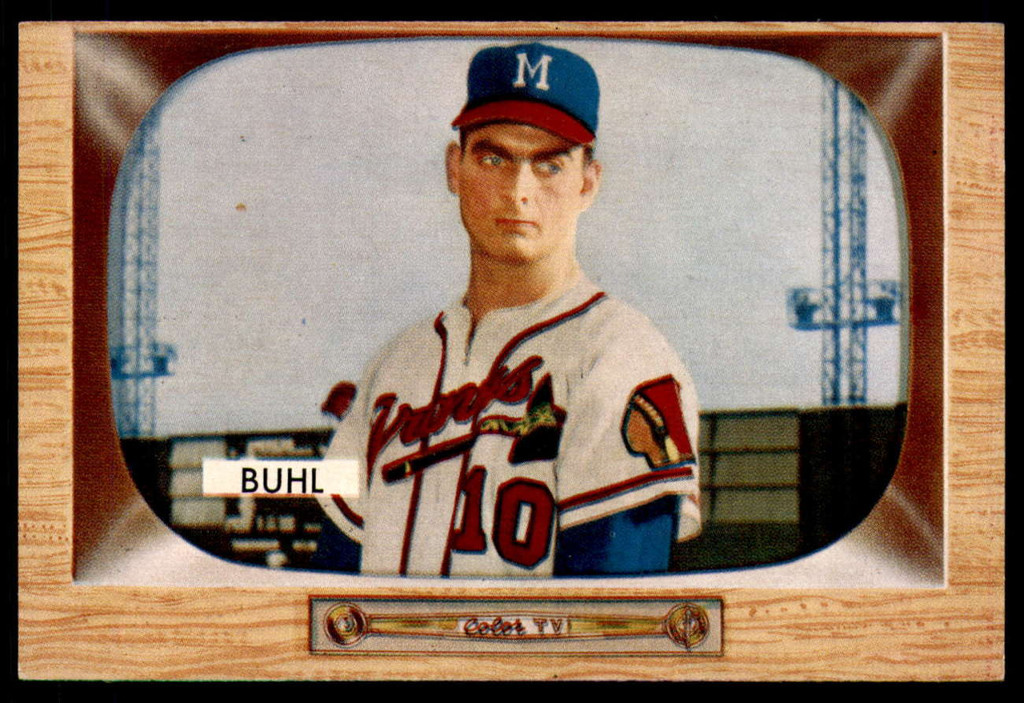 1955 Bowman #43 Bob Buhl Ex-Mint  ID: 210262