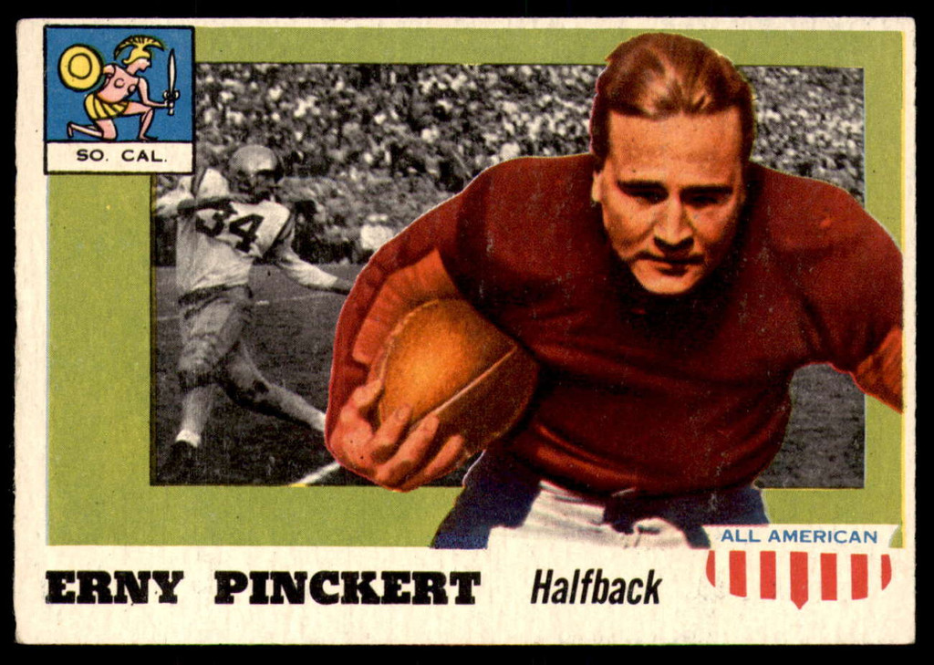 1955 Topps All American #4 Erny Pinckert Excellent+ 