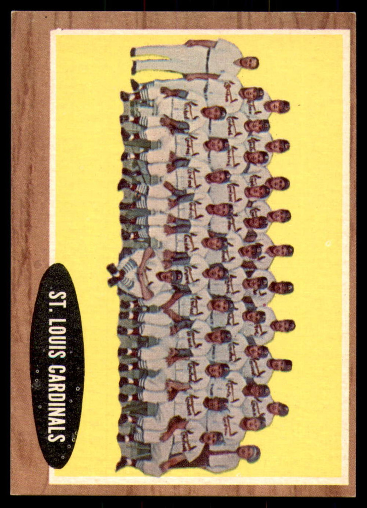 1962 Topps #61 Cardinals Team Near Mint  ID: 227348