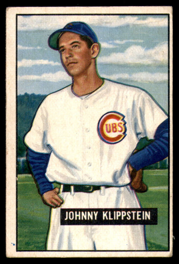 1951 Bowman #248 Johnny Klippstein Excellent RC Rookie 