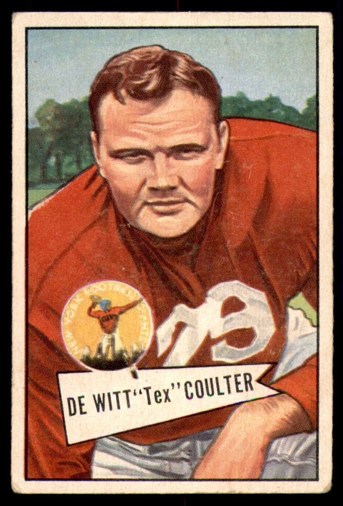 1952 Bowman Small #71 Tex Coulter Very Good 