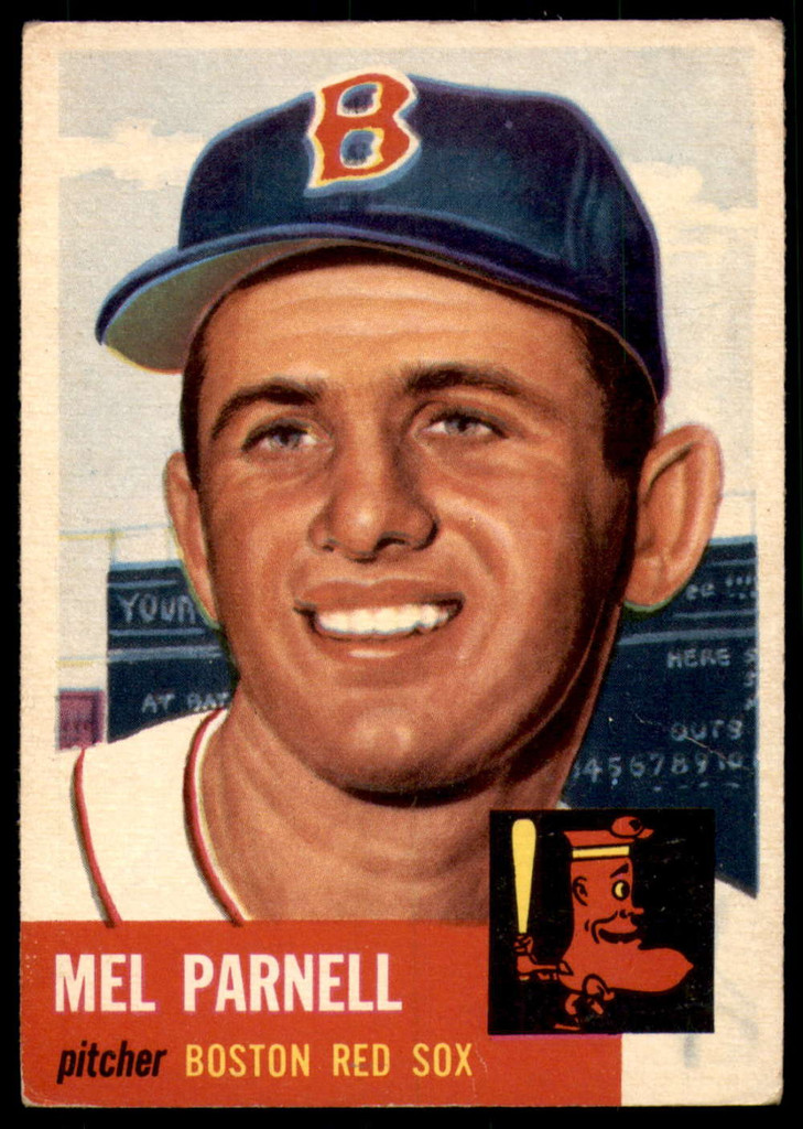 1953 Topps #19 Mel Parnell DP Very Good  ID: 237213